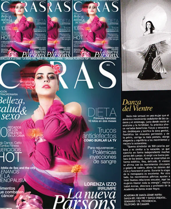 Entrevista Revista «Caras» - Nayra danza arabe